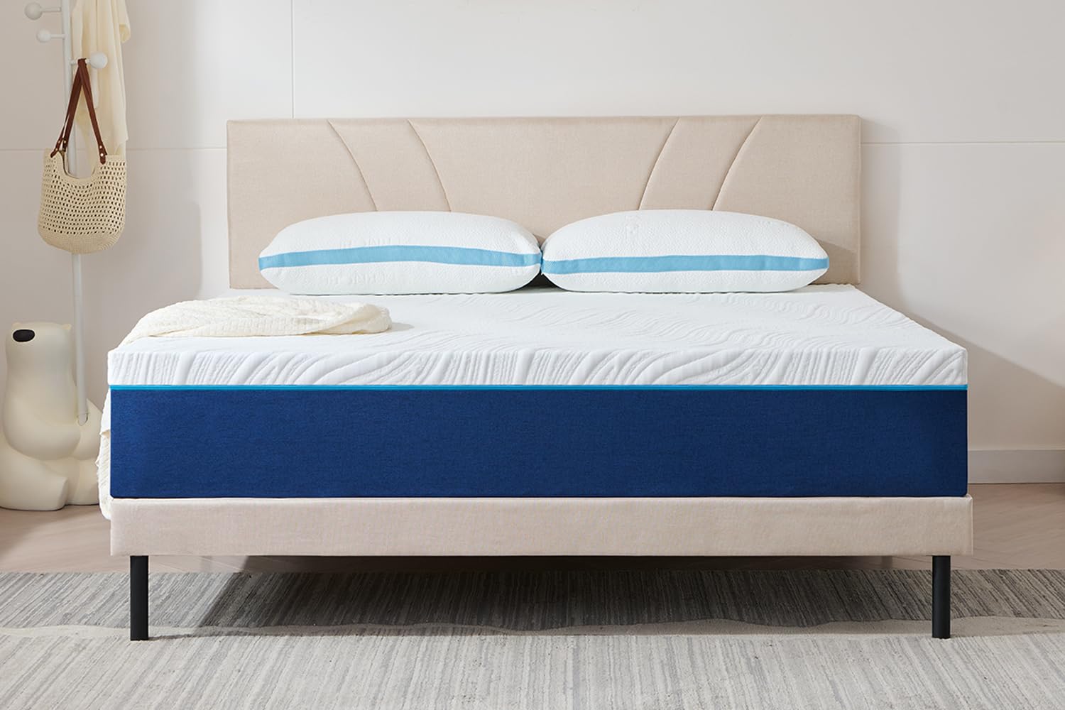 7-Zone Kaltschaummatratze 18 cm 90x200 H3/H4 Ergonomie Atmungsaktivität Abnehmbarer Bezug