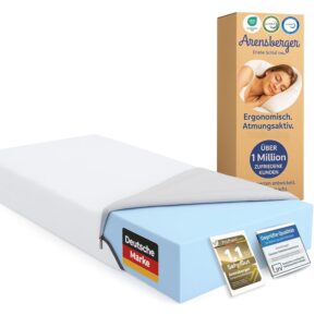 Arensberger Anna Matratze 160x200 Nanocell Gel H3 13cm Kern, waschbarer Bezug