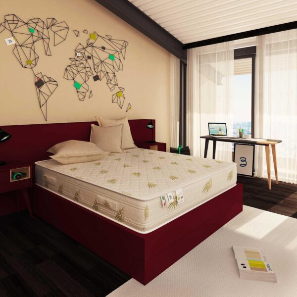 Baldiflex Emporio Matratze 170x190x23 cm Memoryfoam mit Aloe Vera Bezug