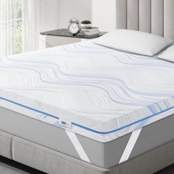 BedStory Matratzenauflage 160x200 H3/H4 10cm Gel-Cold-Foam Kern, Öko-Tex® zertifiziert
