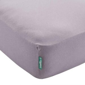 Berlin Spannbetttuch 140x200+30cm Grau Microsatin Boxspringmatratze