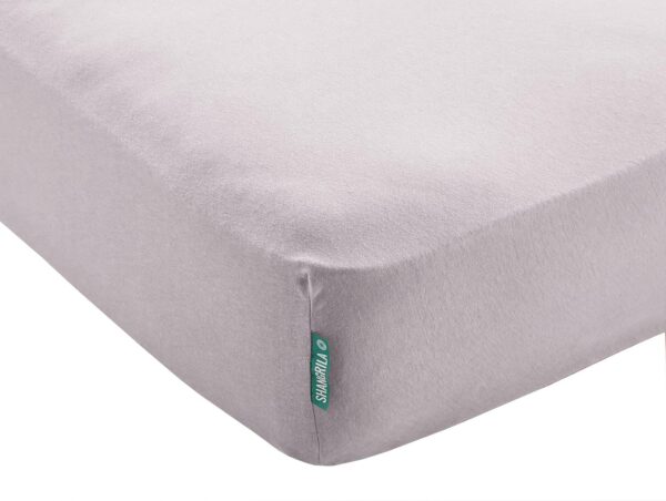 Berlin Spannbetttuch 140x200+30cm Stone Mikrosatin Boxspringmatratze