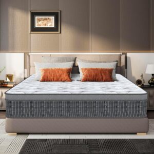 Bettcomfort Matratze 160x200 H4 Kaltschaum Tonnentaschenfederkern 10-Zonen