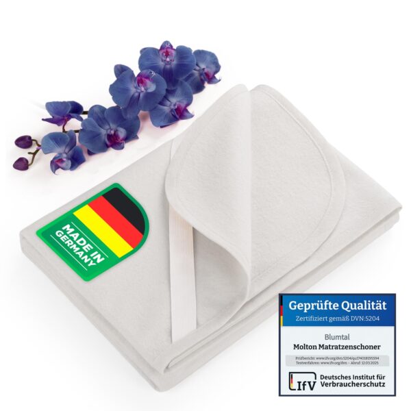 Blumtal® Molton Matratzenschoner 140x200 100% Baumwolle atmungsaktiv OEKO-TEX
