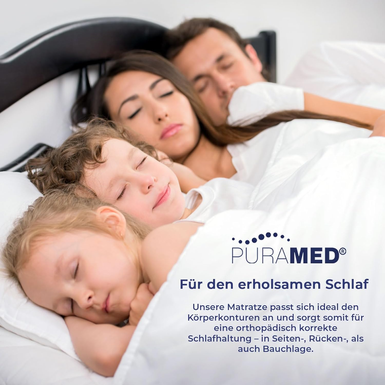 Bodyguard Taschenfederkernmatratze H3 7-Zonen 160x200 cm waschbarer Bezug