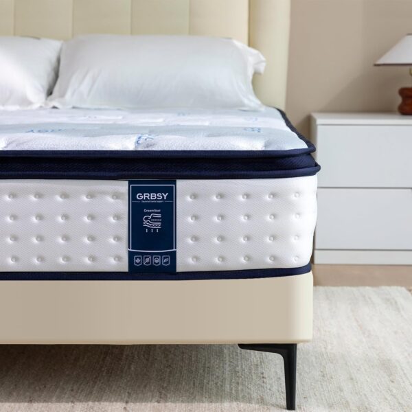 [Brand] Hybridmatratze mit Taschenfederkern 7-Zonen Komfortschaum 160x200x26 cm