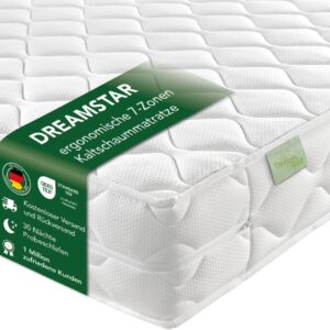 DREAMSTAR Matratze 7-Zonen Kaltschaum H3/H4 160x200 cm