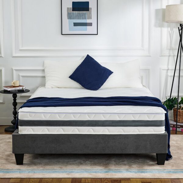 EGO HOME Matratze 160x200 H3 7-Zonen Tonnentaschenfederkern 23cm Höhe Mikrofaser