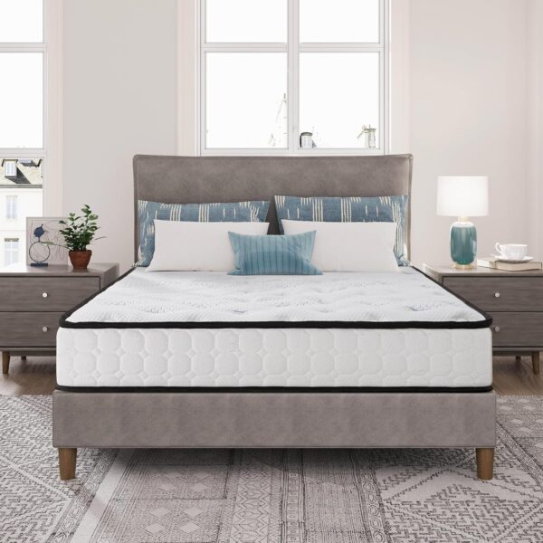 EGO Home Matratze 90x200 7-Zonen Federkern H3 22cm mit Oeko-Tex Zertifikat