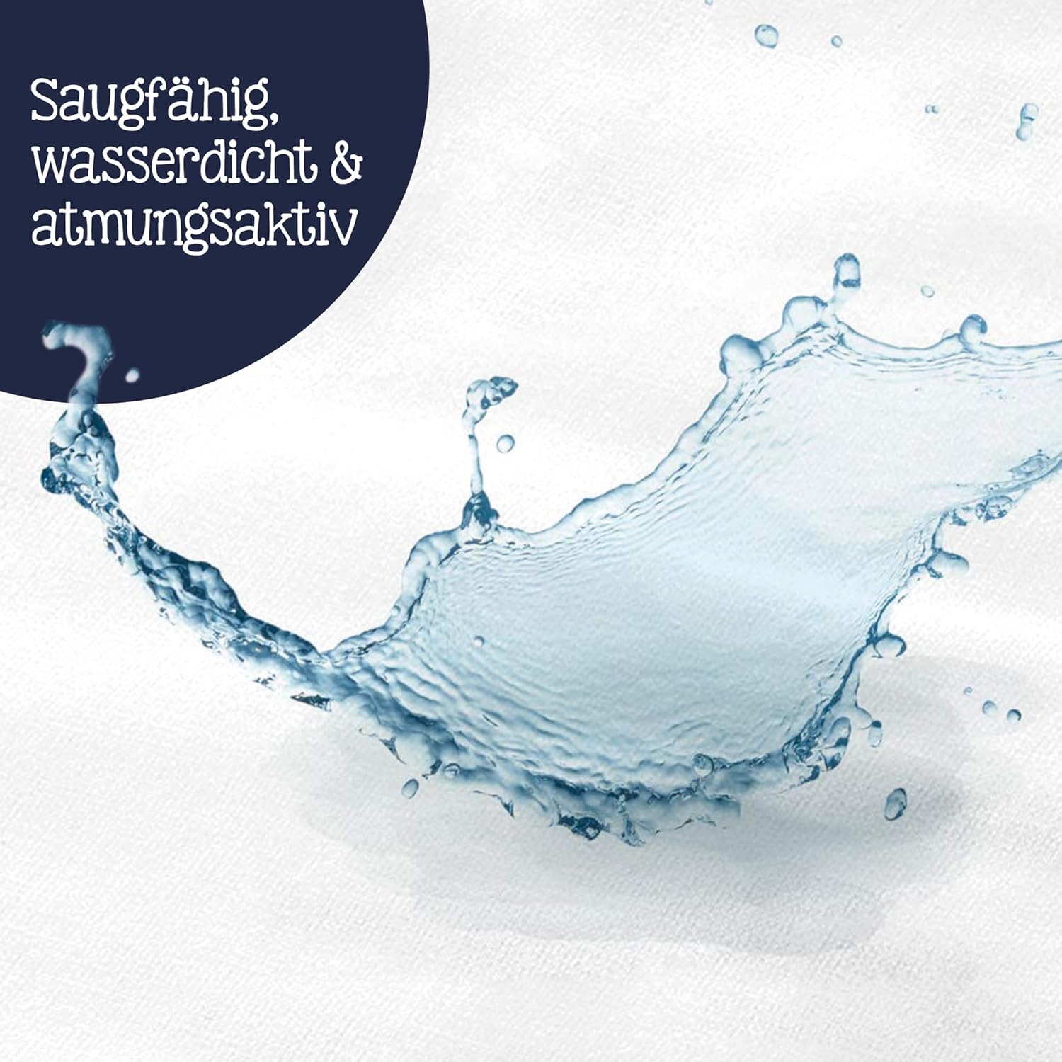 Julius Zöllner Wasserdichte Matratzenauflage 70x100 cm, atmungsaktiv, rutschfest