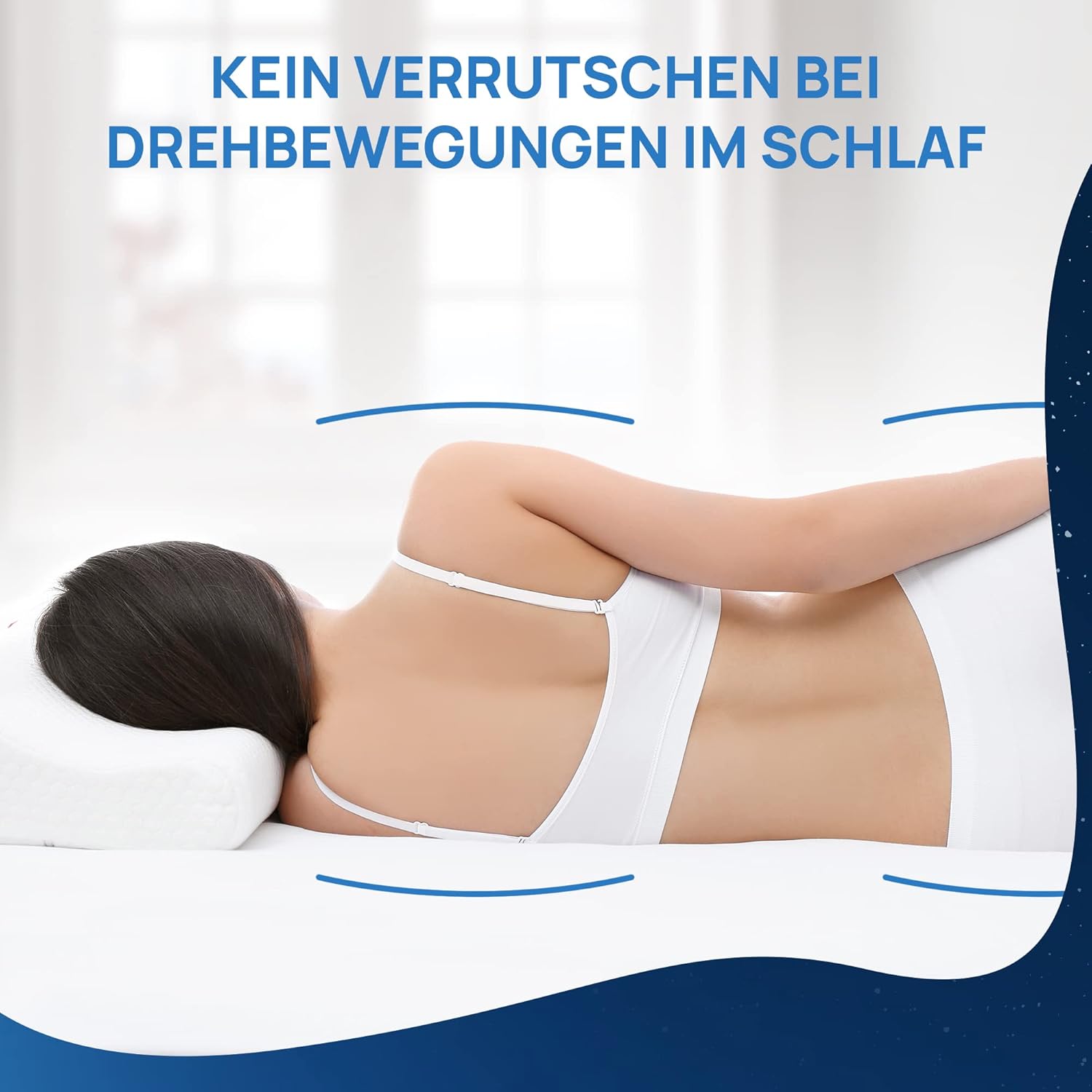 LILENO HOME Matratzenunterlage 160x200 cm rutschfest mit Noppen für Lattenrost