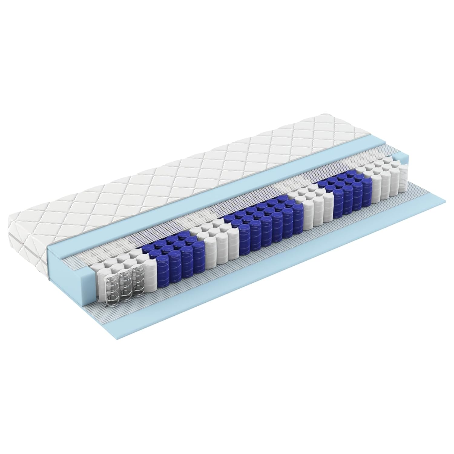 Matratzen Perfekt 7-Zonen Kaltschaumkern Matratze 160x200 H5 20cm