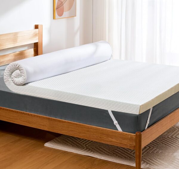PERLECARE Topper 160x200 Visco-Gelschaum 7 cm H2/H3 Bamboo Bezug Oeko-Tex