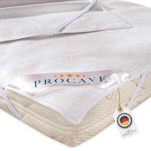 PROCAVE Matratzenauflage Premium Molton, weiß, allergikerfreundlich, atmungsaktiv