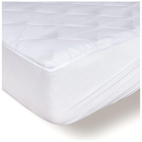 Quilted Mattress Topper 200x200 cm – 40 cm Höhe, elastisch, atmungsaktiv, Oeko-Tex