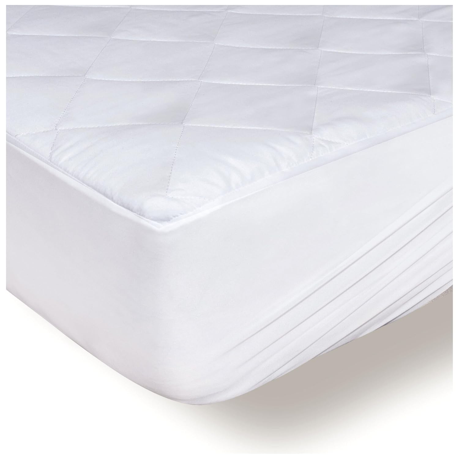 Quilted Mattress Topper 200x200 cm – 40 cm Höhe, elastisch, atmungsaktiv, Oeko-Tex