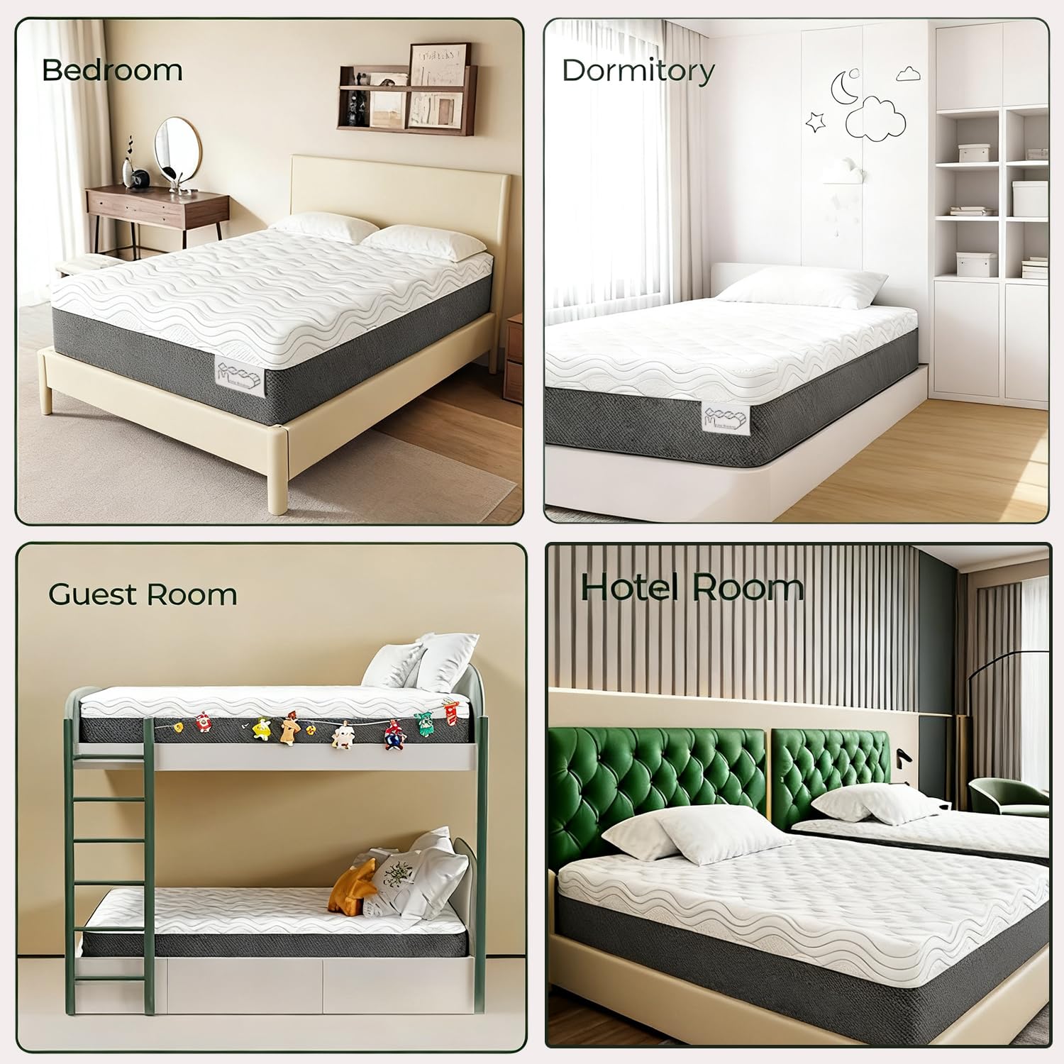 SleepWell Matratze 160x200x16cm H3 7-Zonen Kaltschaum Memory-Komfort