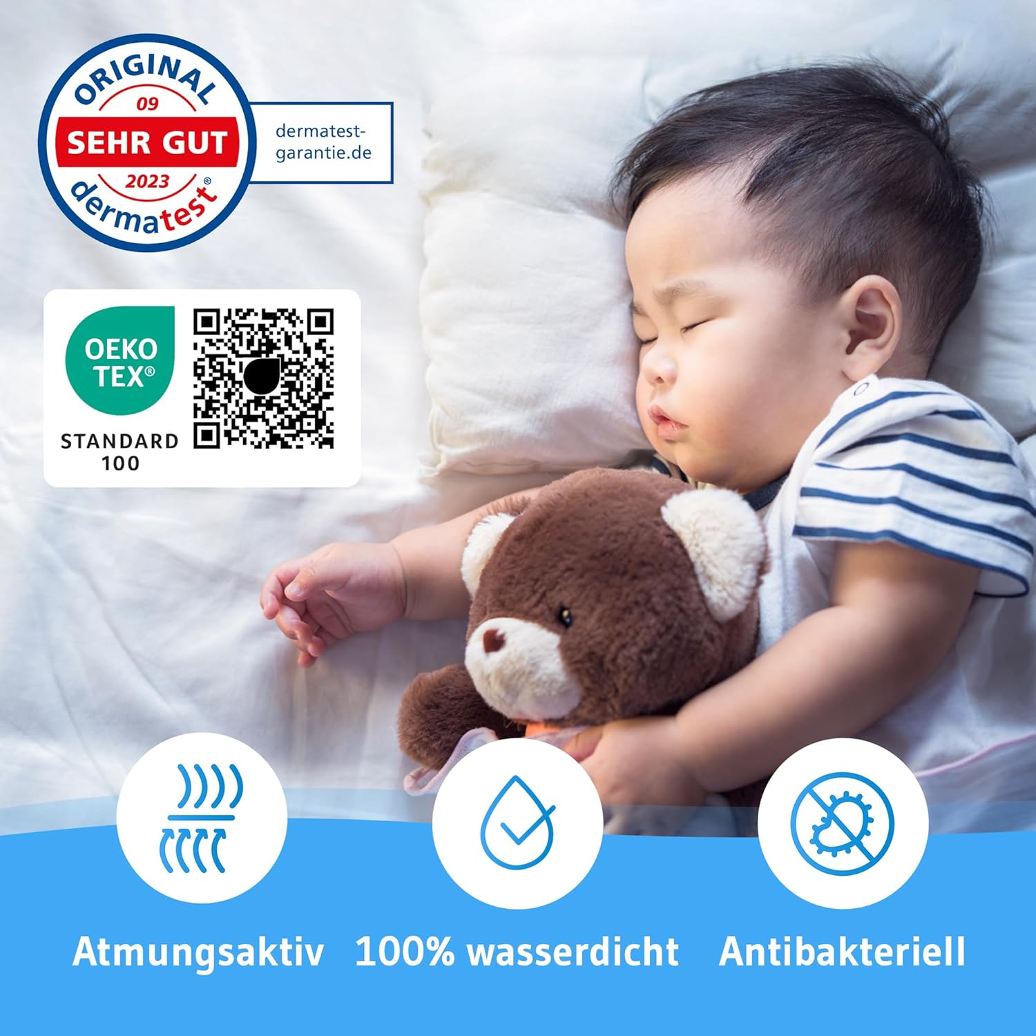 Third of Life Matratzenschoner 140x200 wasserdicht atmungsaktiv Anti-Milben