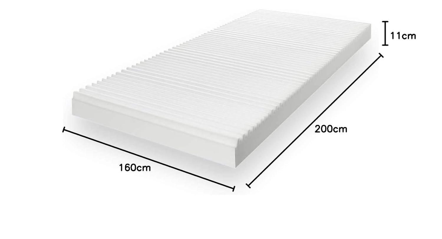 Träumegut24 Orthopädismatratze 7-Zonen Kaltschaum H2/H3 160x200 cm