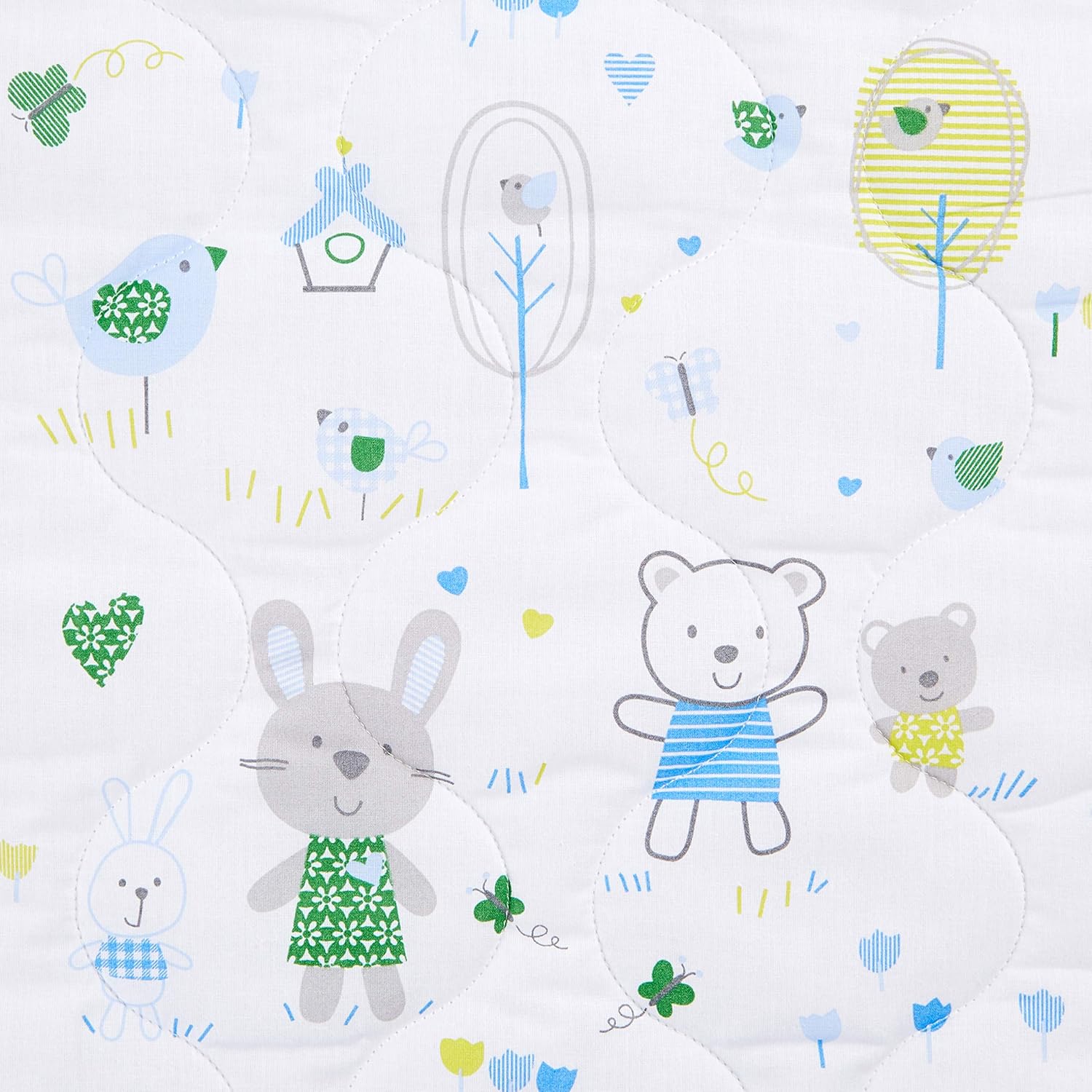 Träumeland Babybettmatratze 68x98 cm Kernigelschaum atmungsaktiv verschiedene Designs