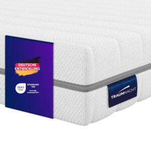Traumnacht 7-Zonen Kaltschaummatratze H3 Medium, 160x200x16 cm, Oeko-Tex