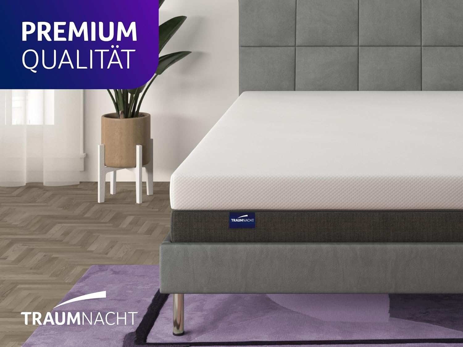 Traumnacht Matratze 7-Zonen Kaltschaum Oeko-Tex H3 140x200x19cm