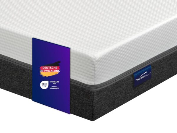 Traumnacht Matratze 7-Zonen Kaltschaum Oeko-Tex H3 140x200x19cm