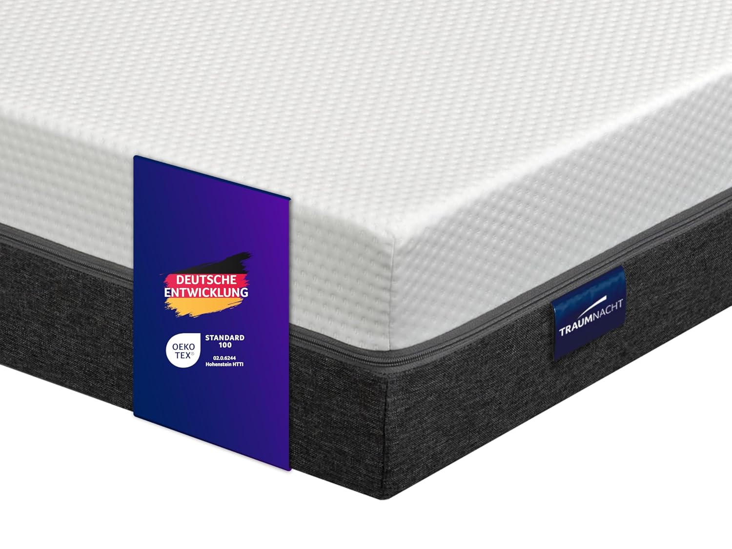Traumnacht Matratze 7-Zonen Kaltschaum Oeko-Tex H3 140x200x19cm