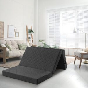 Traumnacht Matratze De Luxe 120x195 Visco-Unterfederung Bezug Hellgrau