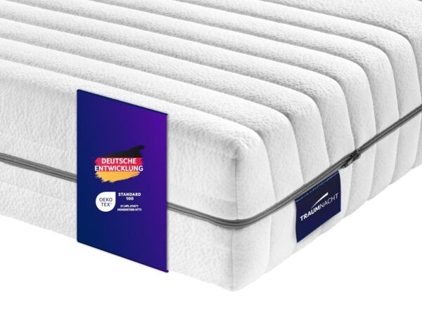 Traumnacht Taschenfederkernmatratze 7-Zonen H3 Härtegrad 25cm Kernhöhe