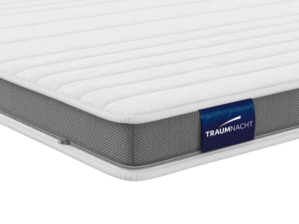 Traumnacht Visco-Kaltschaum Topper, 7 Zonen, ergonomisch, atmungsaktiv, Made in Germany
